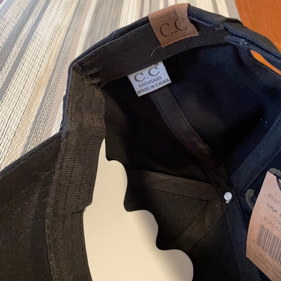 C.C Black Rosé All Day Baseball Cap - Picture 5 of 6